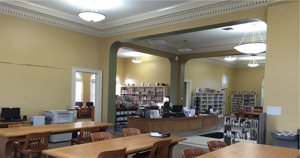 North carnegie library interior