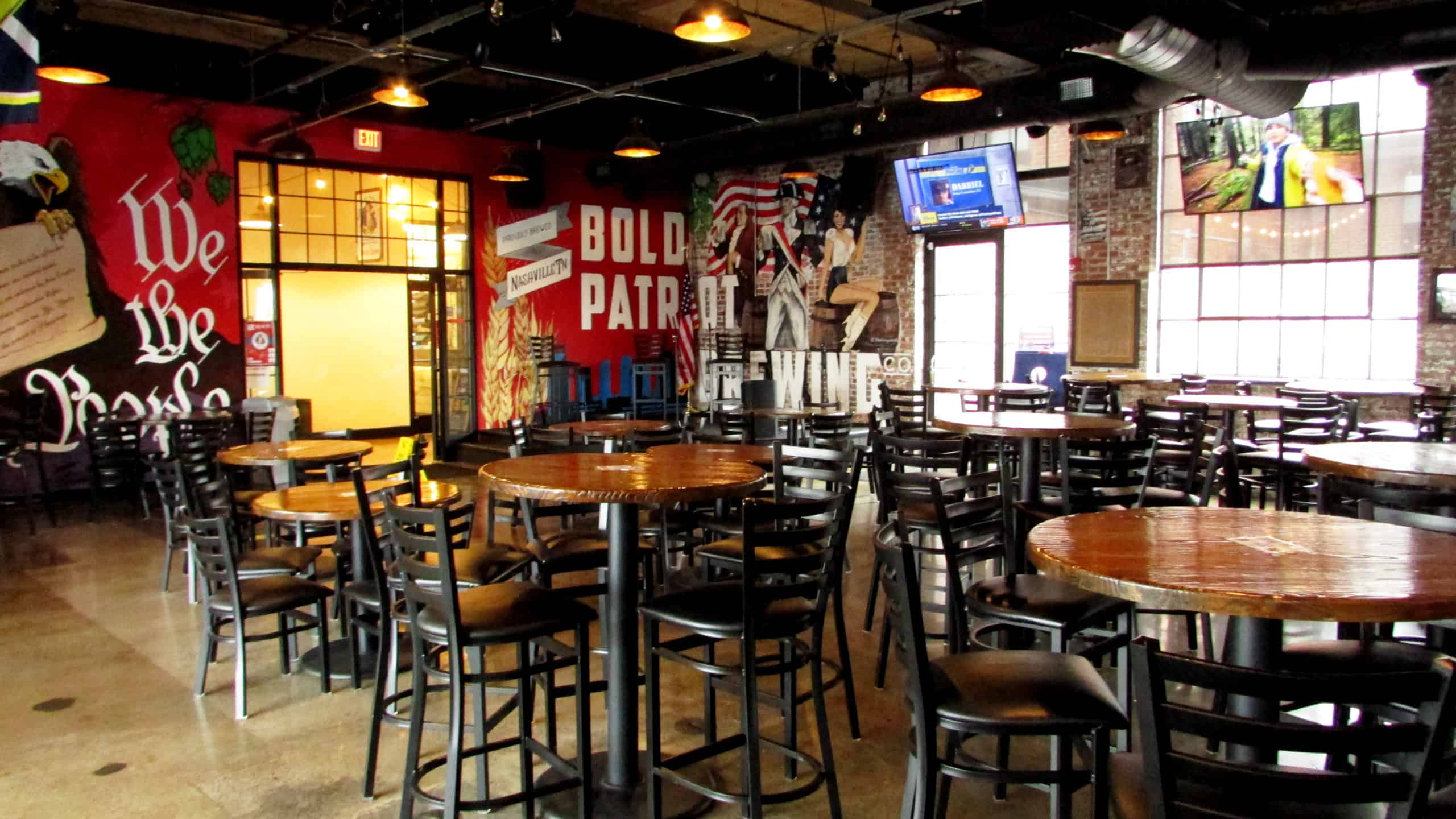 Bold Patriot Brewing interior dining area